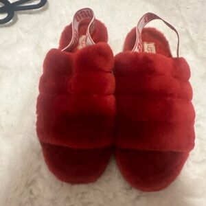 Red Ugg slippers